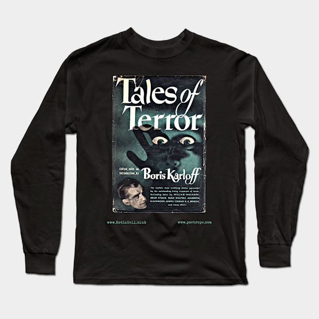 TALES OF TERROR (BORIS KARLOFF) by Various Authors Long Sleeve T-Shirt by Rot In Hell Club